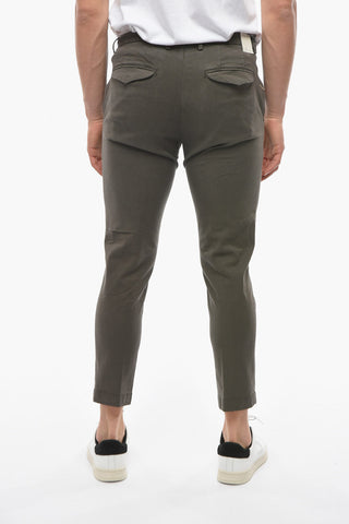 Solid Color MARAIS Pants with Belt Loops