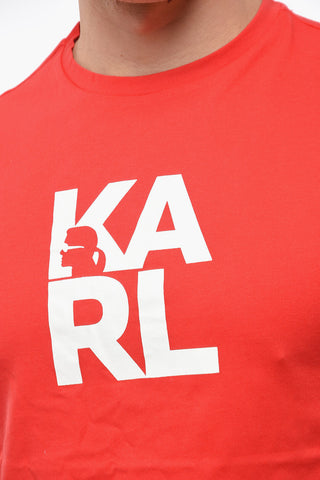 Logo Printed Crew-neck T-Shirt