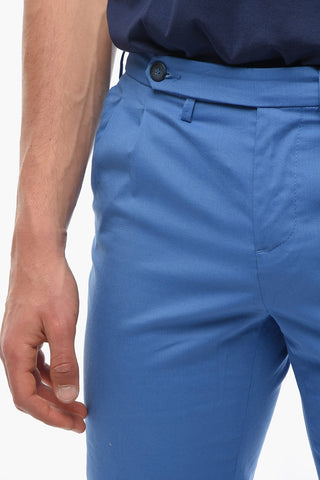 Cotton and Cashmere ROPPONGI Double-Pleat Pants