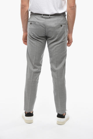 Diaper Patterned Virgin Wool RAVAL Pants