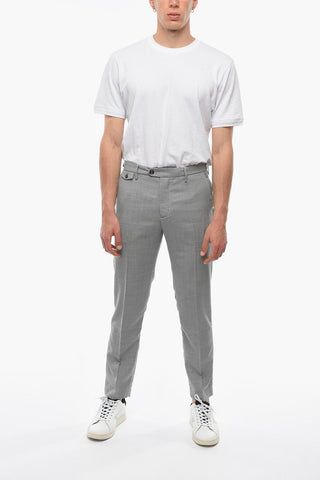 Diaper Patterned Virgin Wool RAVAL Pants