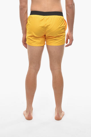 Contrasting Waist Band Swim Shorts