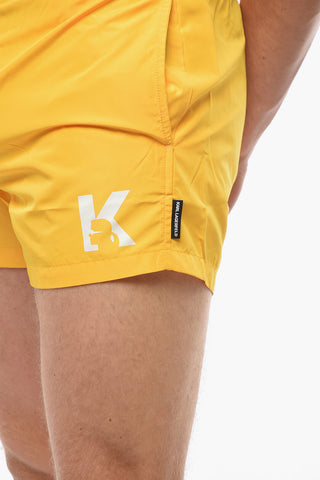 Contrasting Waist Band Swim Shorts