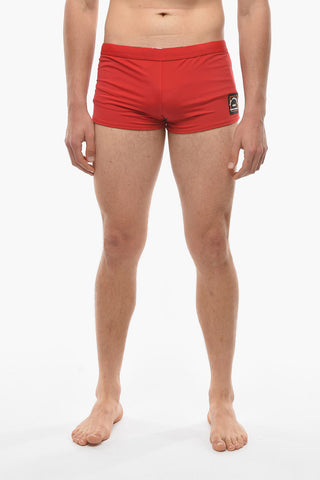RUE ST-GUILLAME Solid Color Swim Trunk
