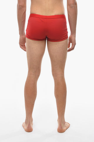 RUE ST-GUILLAME Solid Color Swim Trunk