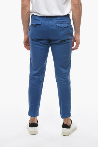 Tapered Fit Cotton and Linen MARAIS Pants