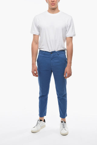 Tapered Fit Cotton and Linen MARAIS Pants