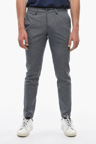 Gabardine Cotton And Linen NEWTOWN Pants