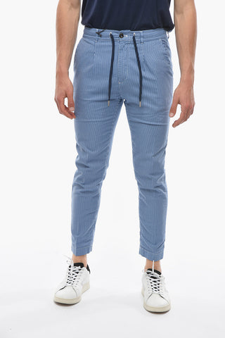 Pantaloni MITTE a Righe Awning con Elastico in Vita