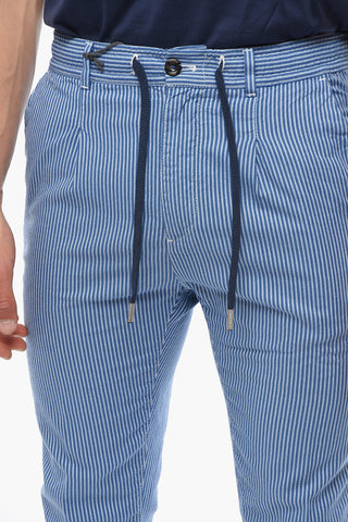 Pantaloni MITTE a Righe Awning con Elastico in Vita