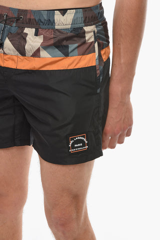 Costume da Bagno Boxer KAMO con Motivo Camouflage
