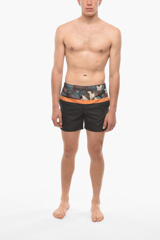 Costume da Bagno Boxer KAMO con Motivo Camouflage