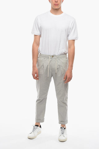 Carrot Fit MITTE Casual Pants with Drawstring Waist