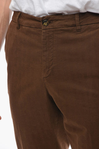 Pantaloni Chino MARAIS a Motivo Herringbone