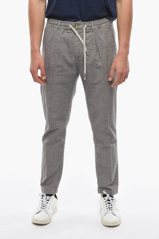 Carrot Fit MITTE Pants with Drawstring Waist