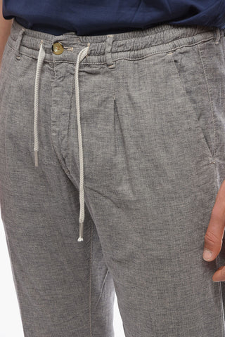 Carrot Fit MITTE Pants with Drawstring Waist