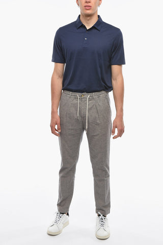Carrot Fit MITTE Pants with Drawstring Waist