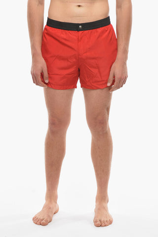 Costume da Bagno Boxer TRICOLOR con Bottone