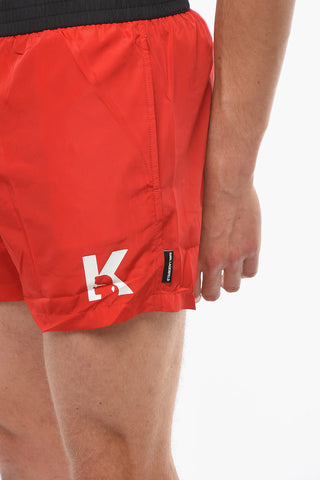 Costume da Bagno Boxer TRICOLOR con Bottone
