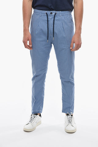 Pantaloni MITTE a Righe Awning con Elastico in Vita