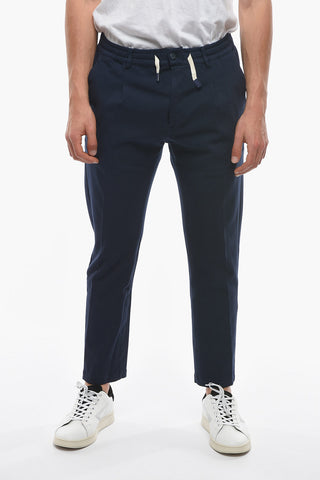 Single Pleat MITTE Casual Pants with Drawstring Waist