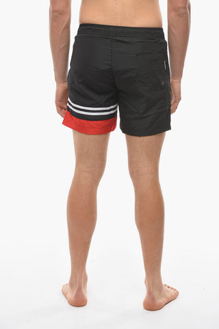 Swim Shorts with Striped Detail