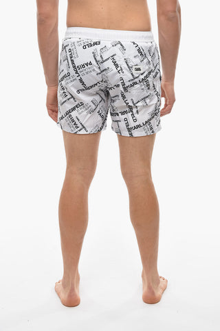 RUE ST-GUILLAME Printed Swim Shorts