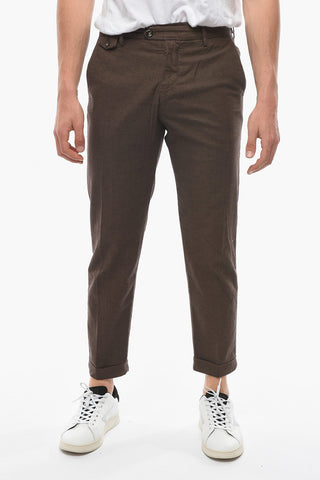 Pantaloni RAVAL Smooth Fit In Cotone Stretch e Lino
