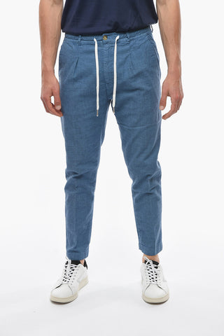 Carrot Fit MITTE Pants with Drawstring Waist