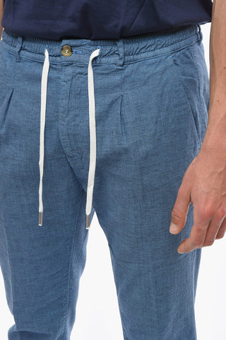 Carrot Fit MITTE Pants with Drawstring Waist