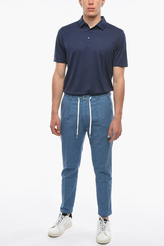 Carrot Fit MITTE Pants with Drawstring Waist