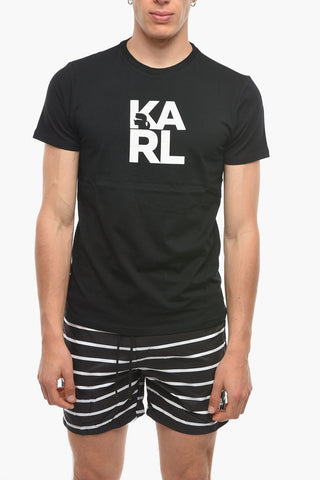 Logo Printed Crew-neck T-Shirt