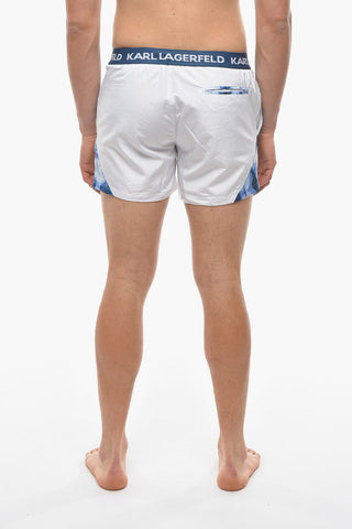 RUE ST-GUILLAME Swim Shorts with Logoed Elastic Band