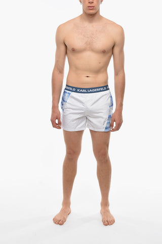RUE ST-GUILLAME Swim Shorts with Logoed Elastic Band