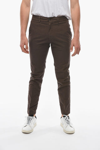 Cotton and Linen MARAIS Pants with 4 Pockets