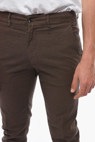 Cotton and Linen MARAIS Pants with 4 Pockets