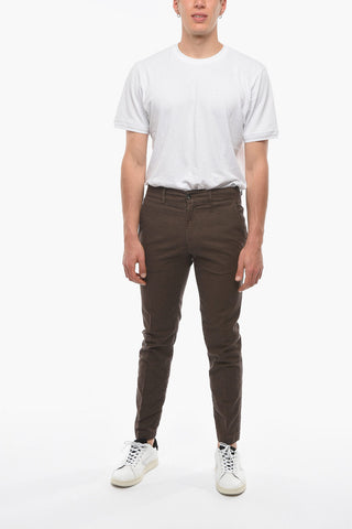 Cotton and Linen MARAIS Pants with 4 Pockets