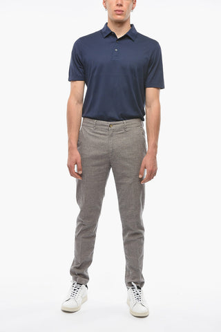 Regular Waist Cotton and Flax MARAIS Pants