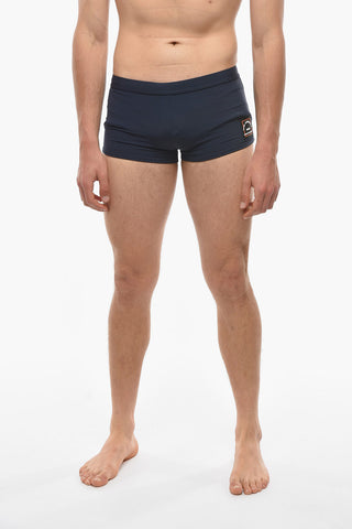 RUE ST-GUILLAME Solid Color Swim Trunk