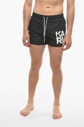 Costume da Bagno Boxer CARRY OVER Con Maxi Logo