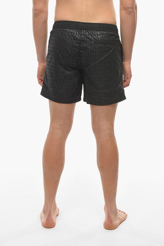 All-Over Tone on Tone Monogram Swim Shorts