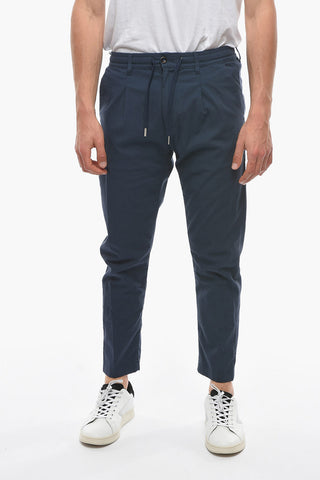 Pantaloni MITTE in Cotone Stretch con Elastico in Vita