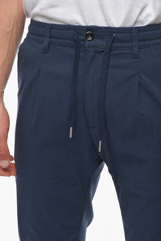 Pantaloni MITTE in Cotone Stretch con Elastico in Vita