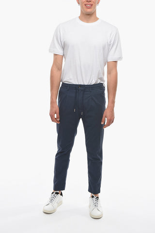 Pantaloni MITTE in Cotone Stretch con Elastico in Vita