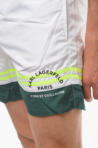 RUE ST-GUILLAUME Swim Shorts GOLF With Fluo Details