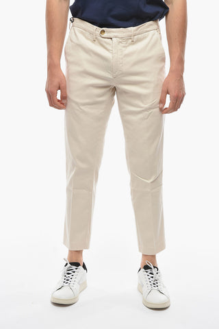 Traditional Updated Fit Pants with Logo-Button
