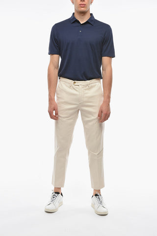 Traditional Updated Fit Pants with Logo-Button