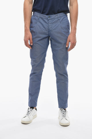 Regular Waist NEWTOWN Single Pleat Pants with Belt Loops
