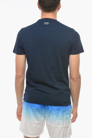 RUE ST-GUILLAME Logo Printed Crew-neck T-Shirt