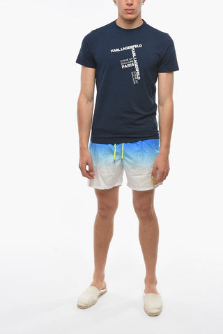 RUE ST-GUILLAME Logo Printed Crew-neck T-Shirt